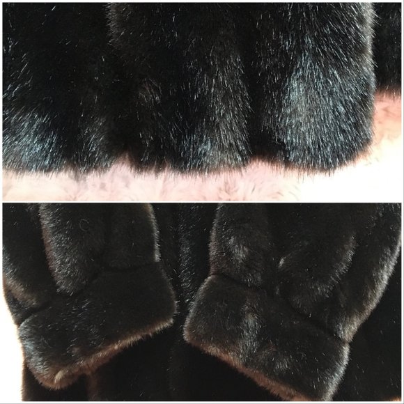 Grandella II Faux Mink Fur Jacket Size 10 - Picture 6 of 11
